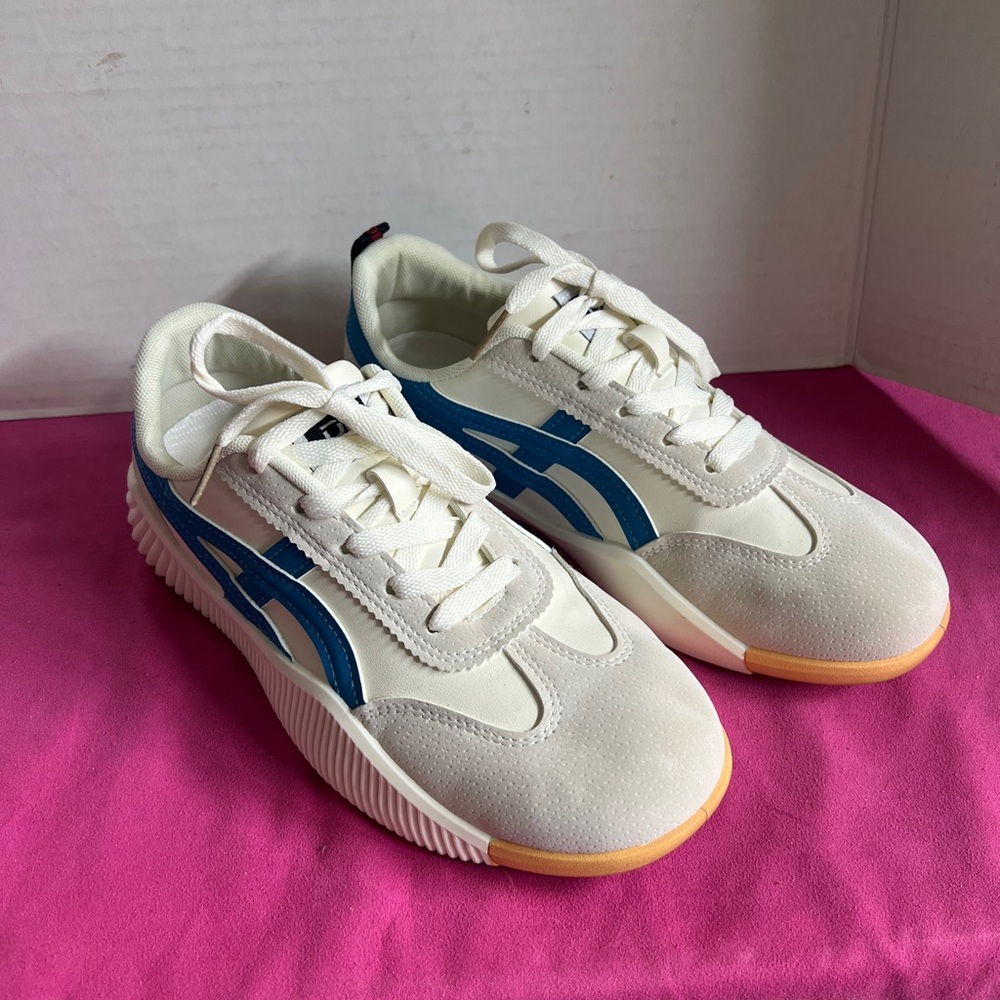 De Florence 8.5 de clouda white and turquoise sneakers - Picture 7 of 7